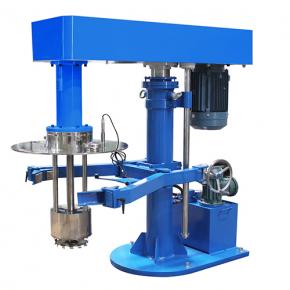 Hydraulic lifting basket mill