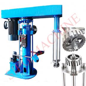 Hydraulic lifting homogenizer