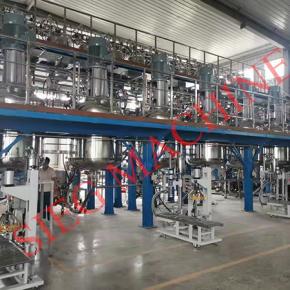 Paint production line 